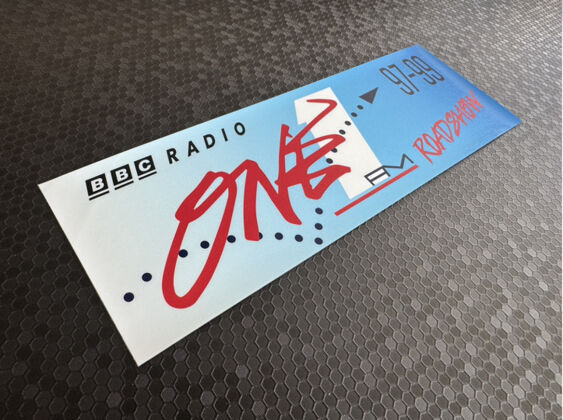 Radio One Roadshow Retro Window Sticker