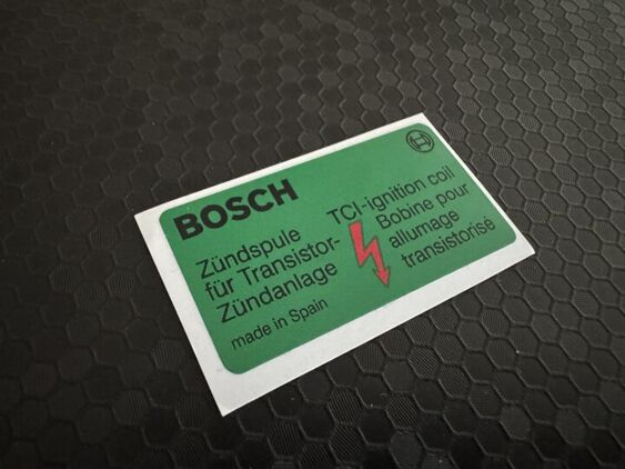 Bosch Coil Decal - Green - Made in Spain