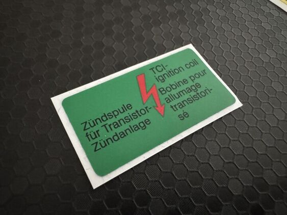 Bosch Coil Decal - Green - No Logo