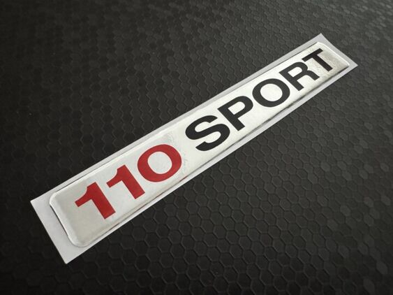 110 Sport Oblong Gel Badge