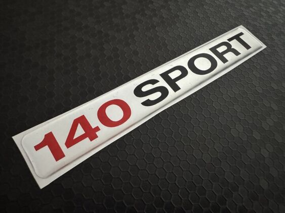 140 Sport Oblong Gel Badge