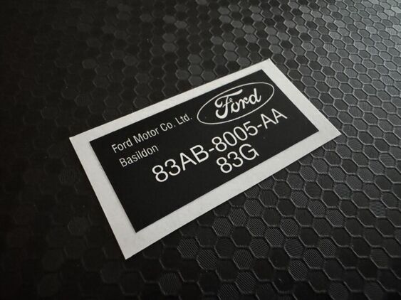 Escort Mk3 RS1600i - Radiator decal