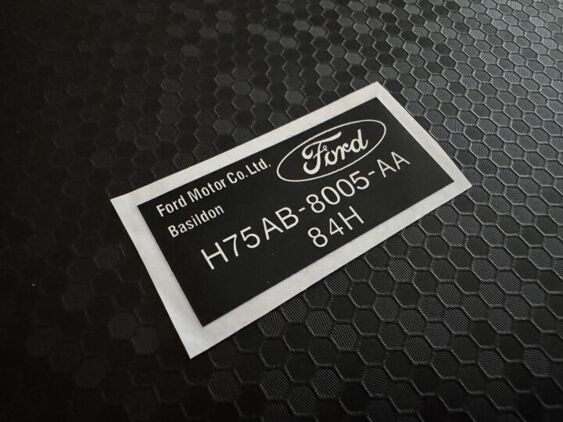 Escort Mk2 RS2000 - Radiator decal