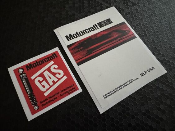 Fiesta Mk2 XR2 - Shock Absorber Decals - Front ONLY
