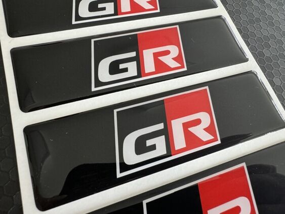 Toyota Yaris GR Gel Badges