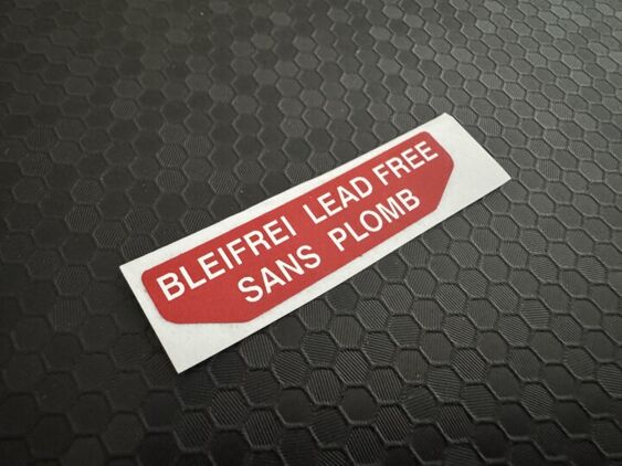 Focus Mk1 RS Fuel Cap Decal - Red/White