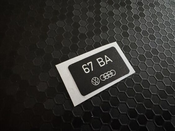 Volkswagen Golf Mk1 Metering Head Decal