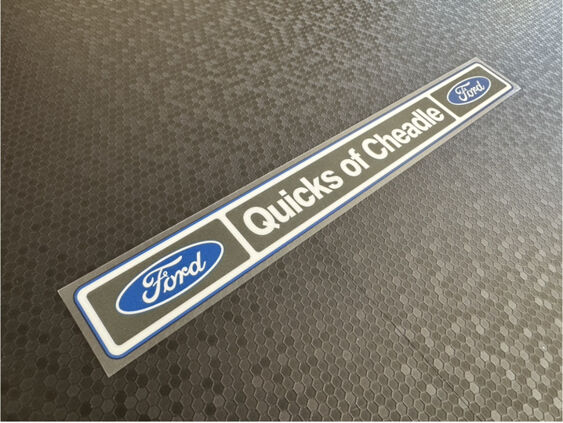 Quicks of Cheadle - Ford - Dealer Sticker