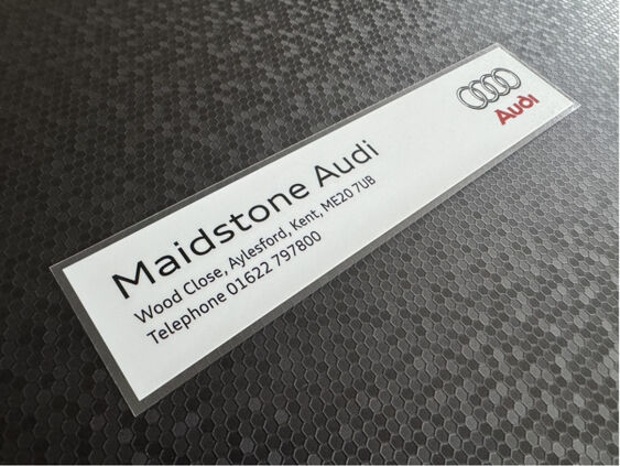 Maidstone Audi - Dealer Sticker