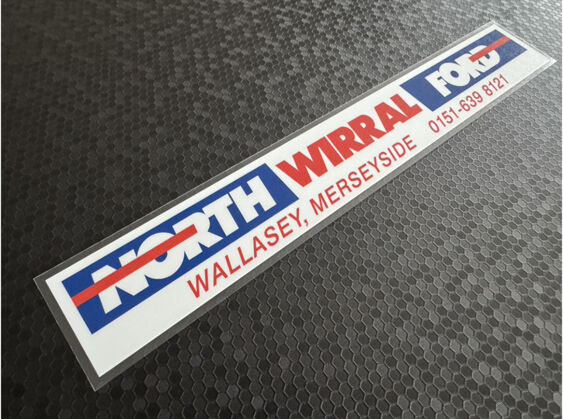 North Wirral Ford - Wallasey Merseyside - Dealer Sticker
