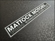 Mattock Motors Volvo Leicester dealer sticker 300x50 AP