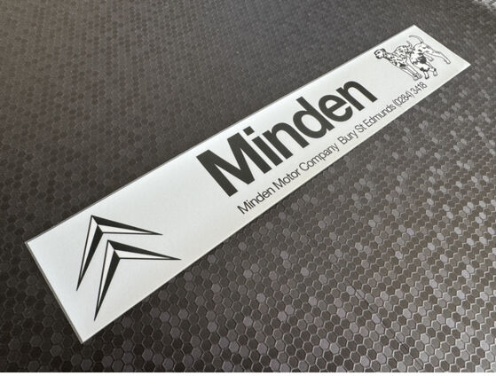 Minden Motor Company - Bury St Edmunds - Citroen - Dealer Sticker