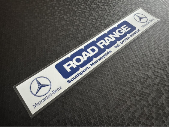 Road Range - Mercedes - Southport - Dealer Sticker