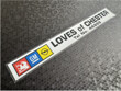 Loves of Chester Vauxhall dealer sticker 250x30 AP