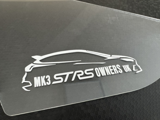Mk3 ST RS Owners Club Decal - RS - PAIR