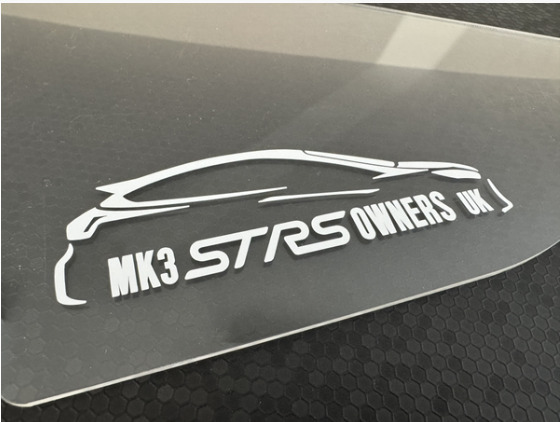 Mk3 ST RS Owners Club Decal - ST Hatchback - PAIR