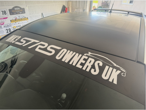 Mk3 ST RS Owners Club Sunstrip Decal - RS