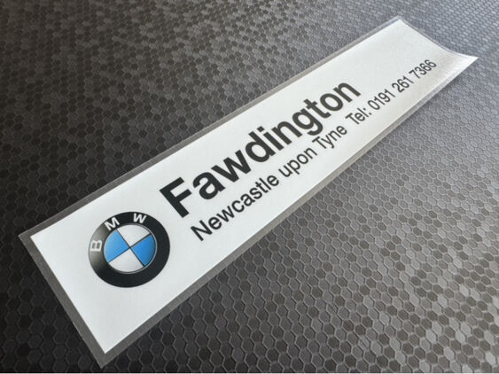 Fawdington BMW - Newcastle upon Tyne - Dealer Sticker