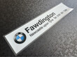 Fawdington BMW Newcastle upon Tyne Dealer sticker 250x55 AP