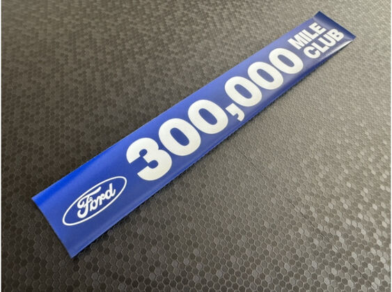 Ford 300,000 Mile Club - Dealer Sticker