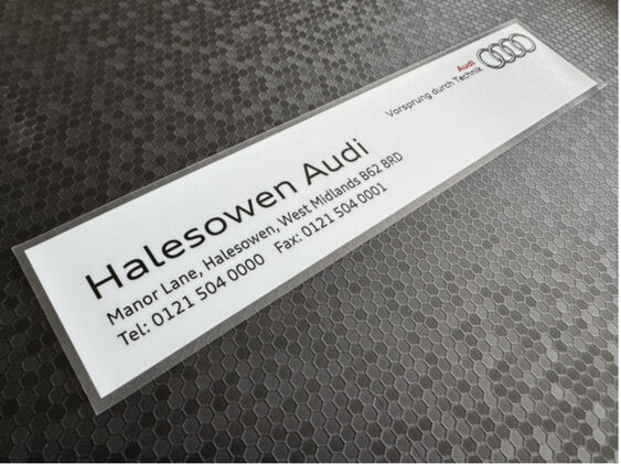 Halesowen Audi - Dealer Sticker