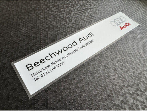 Beechwood Audi - Dealer Sticker