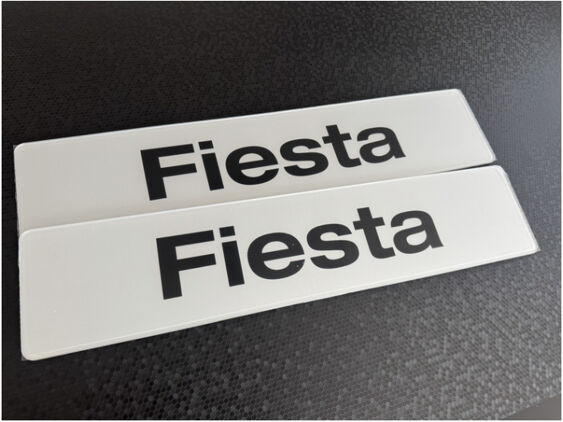 Fiesta Mk7 Showplates