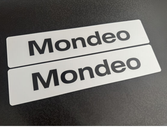 Mondeo Mk3 Showplates